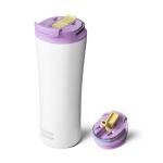 Insulated Stainless Steel Coffee Tumbler with Straw