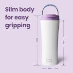 Insulated Stainless Steel Coffee Tumbler with Straw