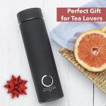 Zen Tea Thermos with Infuser - 15oz Black