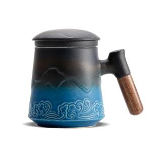 ZENS Loose Leaf Tea Cup with Infuser and Lid