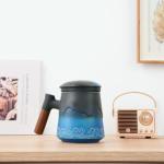 ZENS Loose Leaf Tea Cup with Infuser and Lid