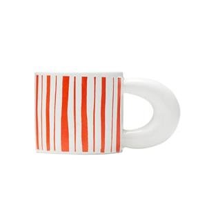 Colorful Coffee Mug with Big Comfortable Handle
