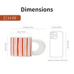 Colorful Coffee Mug with Big Comfortable Handle