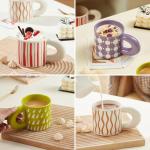 Colorful Coffee Mug with Big Comfortable Handle