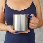 Insulated Stainless Steel Coffee Mugs, Set of 2