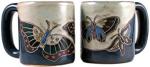 Mara Stoneware 16 Oz Butterfly Coffee/Tea Mug