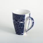 Blue and White Ceramic Coffee and Tea Mug