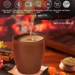 Set of 6 Handmade Ceramic Kulhad Tea Cups