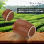 Set of 6 Handmade Ceramic Kulhad Tea Cups