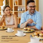 Vintage Rose Porcelain Tea Cup and Saucer Set