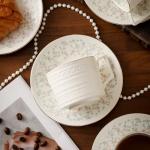 Vintage Rose Porcelain Tea Cup and Saucer Set