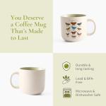 Wildflower Butterfly Inspirational Coffee Mug, 14oz