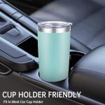 Turquoise 20 oz Insulated Stainless Steel Tumbler