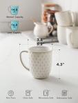 LE TAUCI 16 oz Ceramic Coffee Mug Set