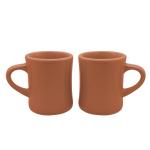 Retro Diner Coffee Mug with Easy Grip Handle