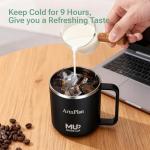 Insulated Stainless Steel Coffee Mug with Lid