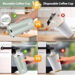 Insulated Travel Coffee Mug - 17oz Agave Green