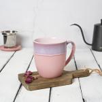 Bosmarlin Pink Ceramic Tea Cup with Infuser