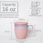 Bosmarlin Pink Ceramic Tea Cup with Infuser