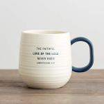 Loved Inspirational Ceramic Coffee Mug, 16 oz