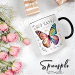 Inspirational Christian Coffee Mug with Butterfly