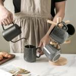 Large Hasense Ceramic Coffee Mugs Set of 6