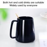 Large Black Ceramic Coffee Mug with Big Handle