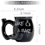 ISTOOLL Black Ceramic Coffee Mug for Dad