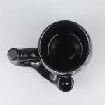 ISTOOLL Black Ceramic Coffee Mug for Dad