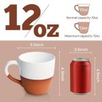 Western Style 12oz Ceramic Coffee Mug with Handle