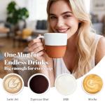 Western Style 12oz Ceramic Coffee Mug with Handle