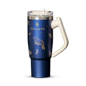 Midnight Blue 40oz Insulated Tumbler with Straw