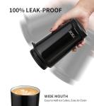 Insulated 14oz Stainless Steel Coffee Mug with Straw