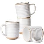 18 oz Ceramic Coffee Mug Set - 4 Pack