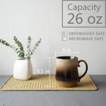 Bosmarlin Extra Large Ceramic Coffee Mug, 26 Oz