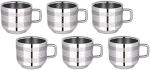 PAMLAY Set of 6 Stainless Steel Coffee Cups
