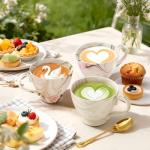 Hand-Painted Marble Ceramic Coffee Mug, 20 Oz