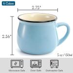 Cute Mini Ceramic Espresso Cups - Set of 6