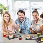 Cute Mini Ceramic Espresso Cups - Set of 6