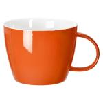 Oversized Minimalist Orange Ceramic Coffee Mug