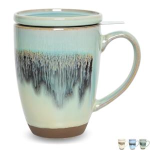 Bosmarlin 13.5 oz Ceramic Tea Cup with Infuser