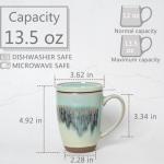 Bosmarlin 13.5 oz Ceramic Tea Cup with Infuser