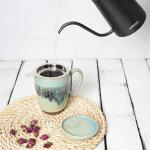 Bosmarlin 13.5 oz Ceramic Tea Cup with Infuser