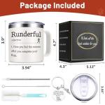 Insulated 14oz Coffee Mug for Runners
