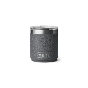 YETI 10 oz Stackable Lowball Mug, Black Stone
