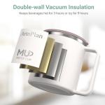 Insulated Stainless Steel Coffee Mug with Lid