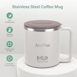 Insulated Stainless Steel Coffee Mug with Lid