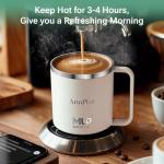 Insulated Stainless Steel Coffee Mug with Lid