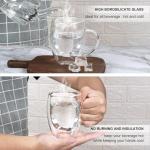Double-Walled Glass Coffee Mugs Set of 2
