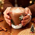 Unique Double-Walled Christmas Coffee Mugs Set of 4